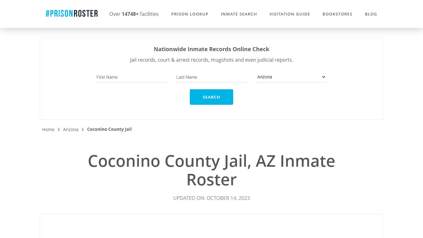 Coconino County Jail, AZ Inmate Roster - Prisonroster
